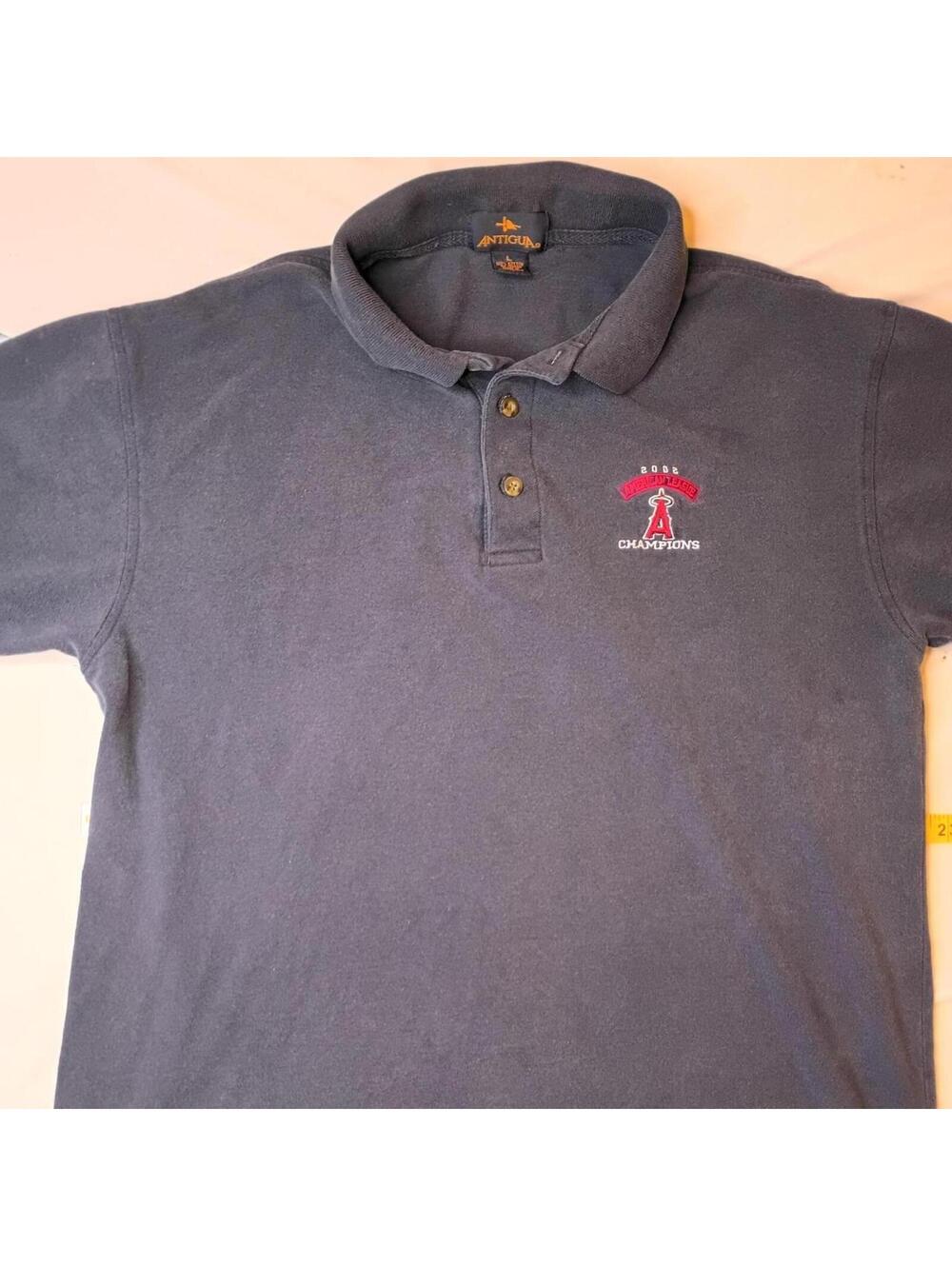 MLB Men's Navy and Grey Polo-shirt